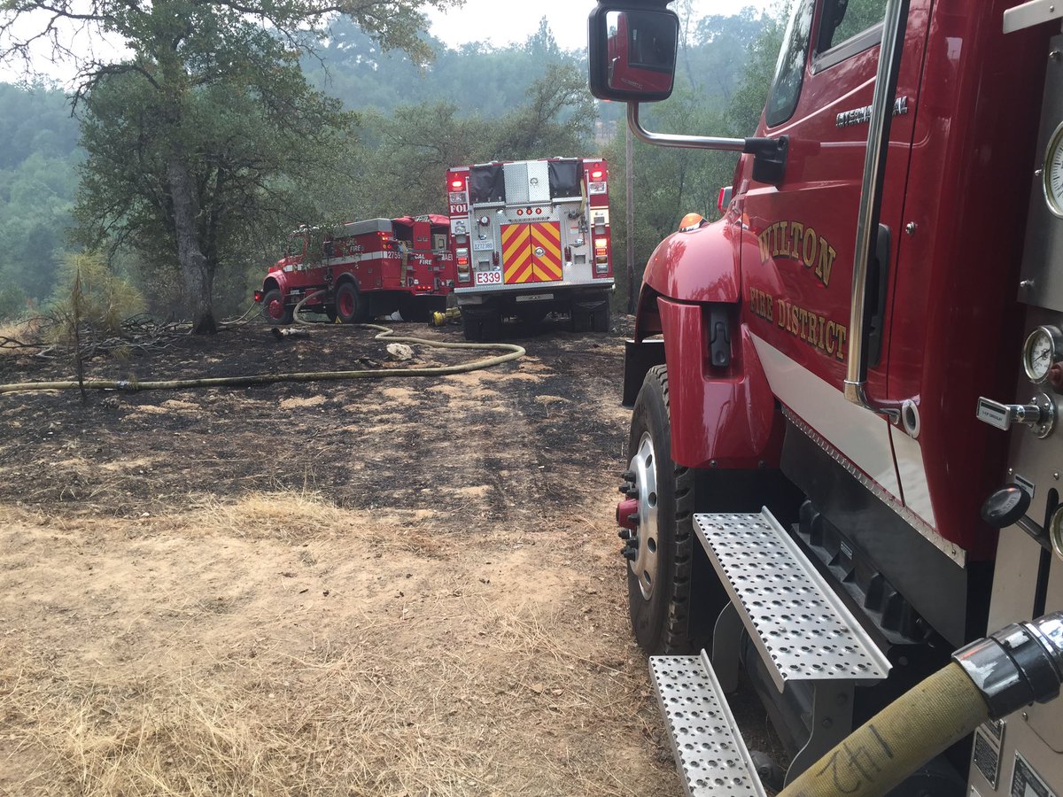Wilton Fire Assisting Cal Fire Station 43 in Placerville,CA. Water Tender 84 sent out as a single resource and have been deployed since Wednesday.
