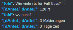 Boys 120 rts, 3 Tage für <a href="/FallGuysGame/">Fall Guys</a> 
Schaffen wir oder?❤️

<a href="/EinBisschenFlo/">flovic</a> <a href="/Http_polo/">Marco </a> @Legue_real