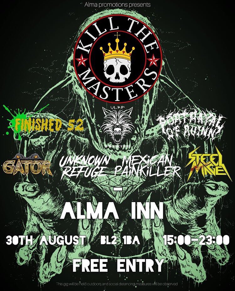Finished52offic's tweet photo. Next Sunday #gig #metal #punk #rocknroll https://t.co/0wyJWWe2rd
