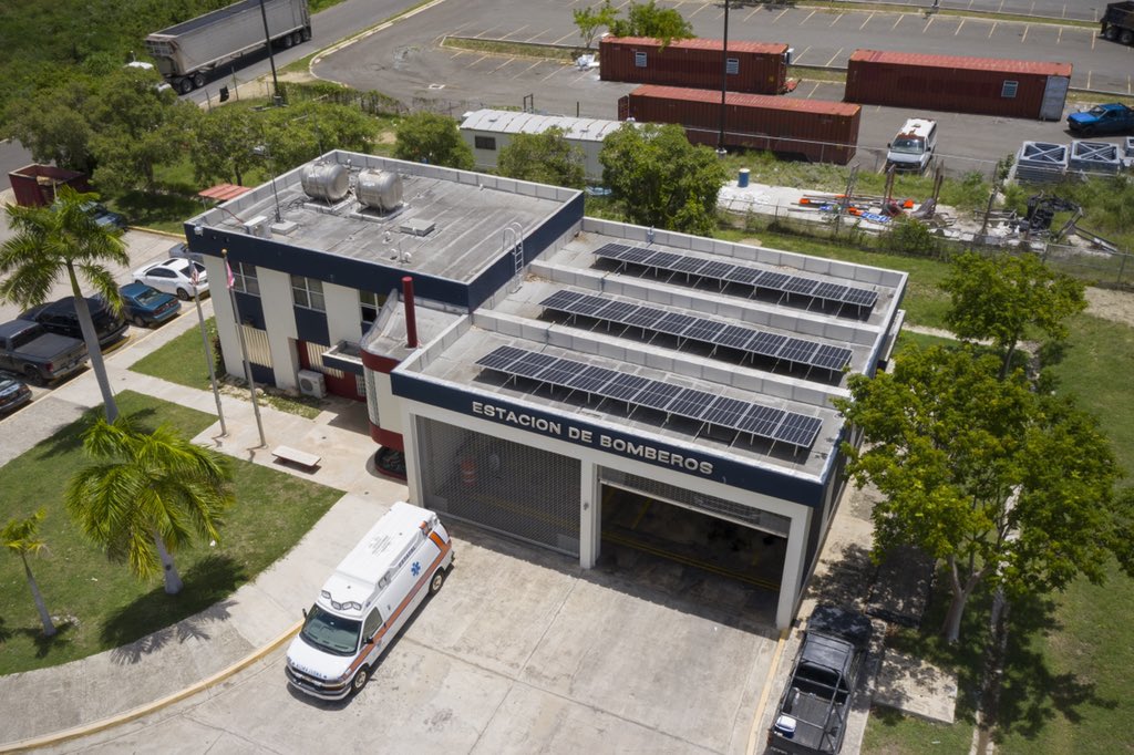 #TropicalStormLaura is causing dangerous flooding and widespread outages. Our @Tesla Powerwalls are powering the fire station in Yauco, #PuertoRico so 1st responders can continue to save lives. #solarsaveslives #resiliency #TormentaLaura #PuertoRico