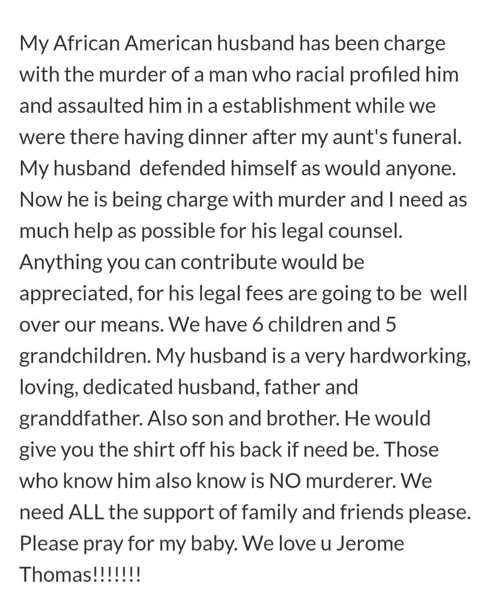 babygirlshell03's tweet photo. @KimKardashian I could really use your help. My husband is being accused of murder for defending himself agaisnt a racially motivated attack. https://t.co/9rggcnDQ7r