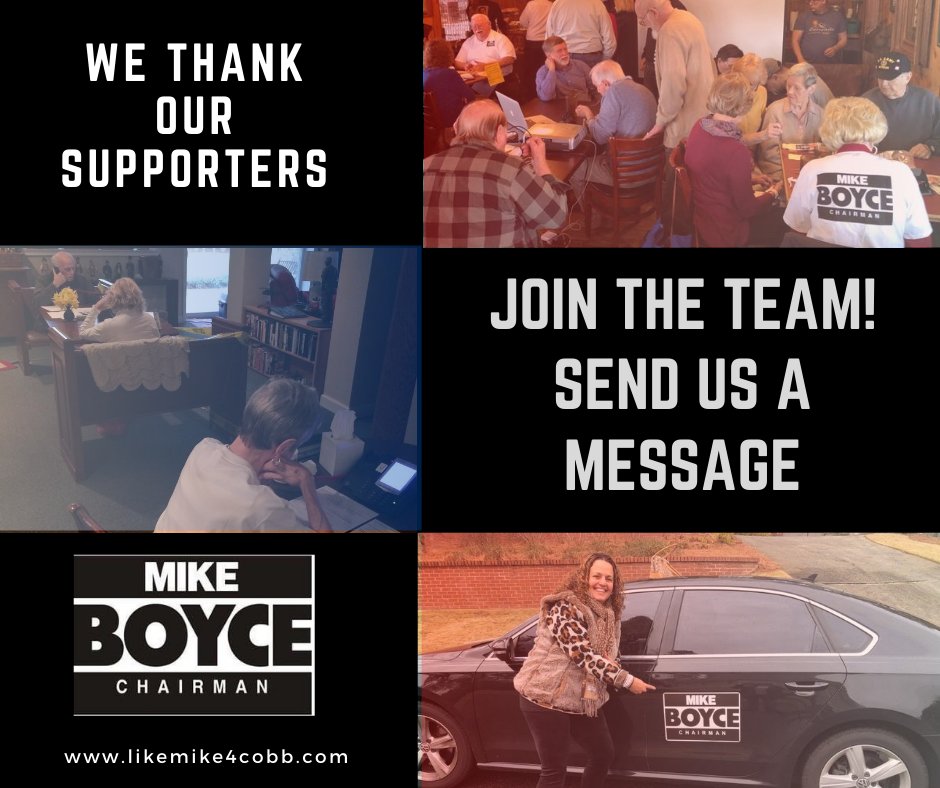LikeMike4Cobb's tweet photo. We are powered by our amazing volunteers! We will be highlighting some of them in upcoming posts. Join our team and get involved. It can be as simple as a call or a DM! https://t.co/UbHHBoqeX8