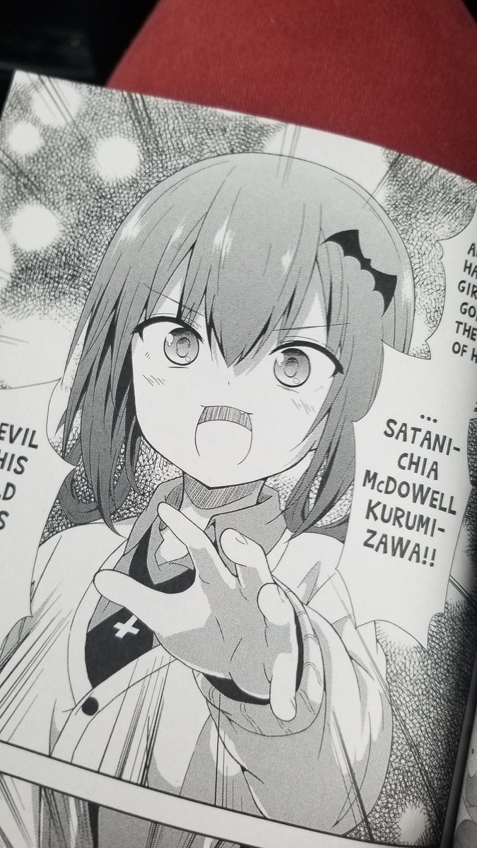 I got a manga today. :) i love Satania. 