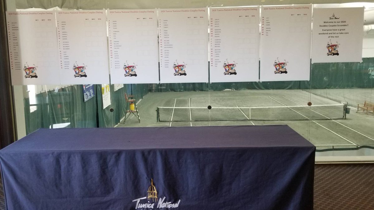 A big thank you to all the couples that came out to play in our 2020 Doubles Couples golf tournament this weekend!!! Always a great time and a great turnout
<a href="/tunicanational/">Tunica National</a> #bestgolfbesttennisbesttimes #golfisgreat #thecouplesthatplaystogetherstaystogether😁