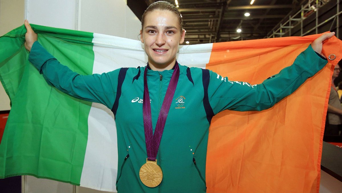 MaryLouMcDonald's tweet photo. Irish Olympian and World Champion Katie Taylor #MoLaoch https://t.co/CIEEayApLo