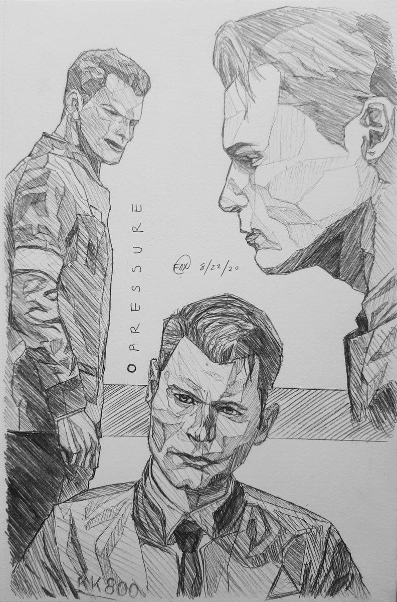 fillyl0x's tweet photo. found some time to draw #DechartGames #DetroitBecomeHuman #dbh #fanart #drawing #sketchbook #pencildrawing #graphite https://t.co/yoK8gxPO7V