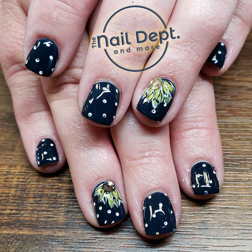 TheNailDept's tweet photo. Sunflowers π» & polka-dot on a beautiful Navy background.
#naildepartment #nailart #nailsofonalaska #nailsofholmen #nailsoflacrosse #couleeregionnails
If you'd like an appointment please call 608.780.0032 or book online at https://t.co/6kKsVKACIl https://t.co/jPR2d6LI2F