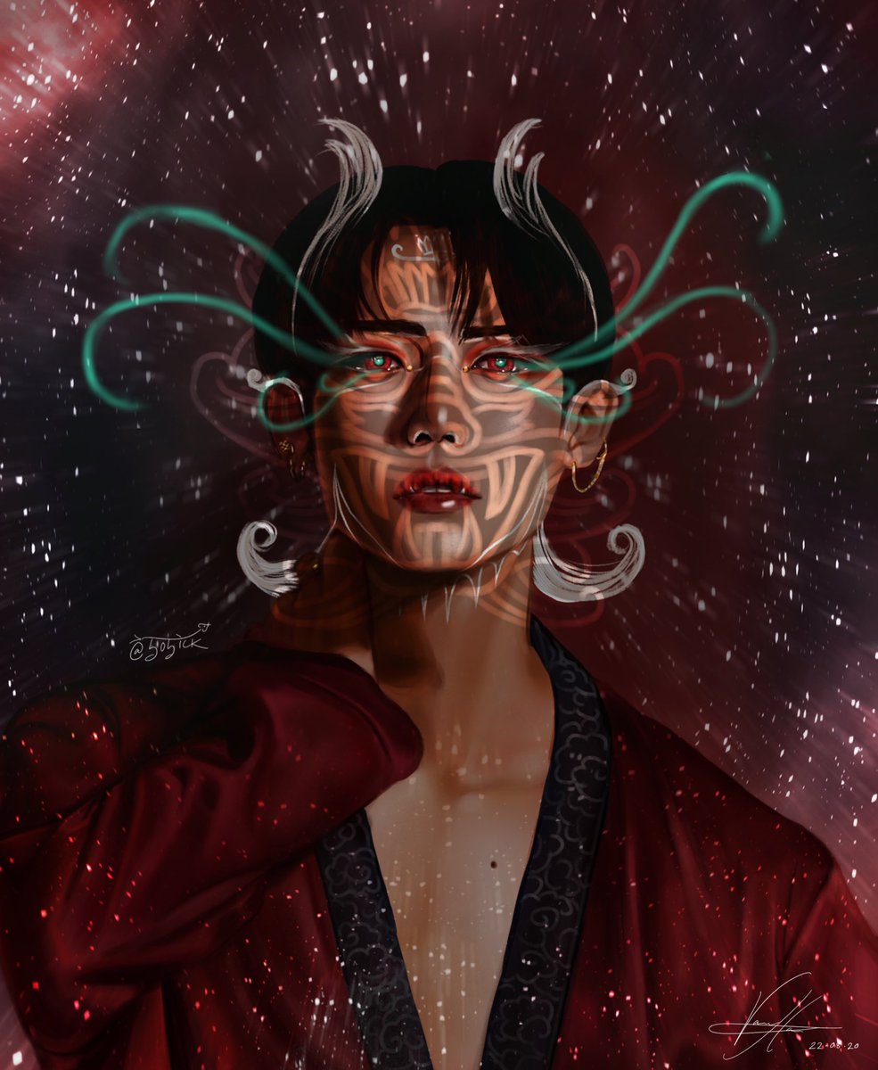 505ICK's tweet photo. 👹😏Magic Goblin Yuchan😏👹#ACE_COMEBACK #ACE_BUTTERFLY3 #ACE
#ChoiceCreations #acefanart #yuchan #에이스 (closeups below) https://t.co/eCLDPv2mBh