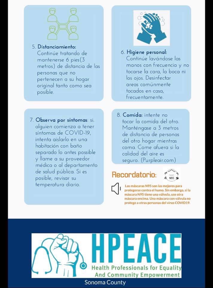From <a href="/HpeaceSoco/">soco hpeace</a>: 
#SonomaCounty:
Fire evacs during a pandemic are not ideal. Tips if you are joining another household:
Las evacuaciones por incendio durante una pandemia no son ideales. Pero aquí hay algunos consejos si se une a otro hogar. #LNULightningComplex 
#WalbridgeFire