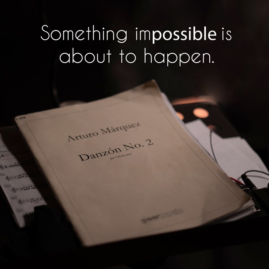Algo imposible está apunto de suceder...
#LaOrquestaImposible 
#TheImpossibleOrchestra
#MusicaMaestra #MusicMovesUs #LaMusicaNosMueve <a href="/impossibleorch/">The Impossible Orchestra</a>