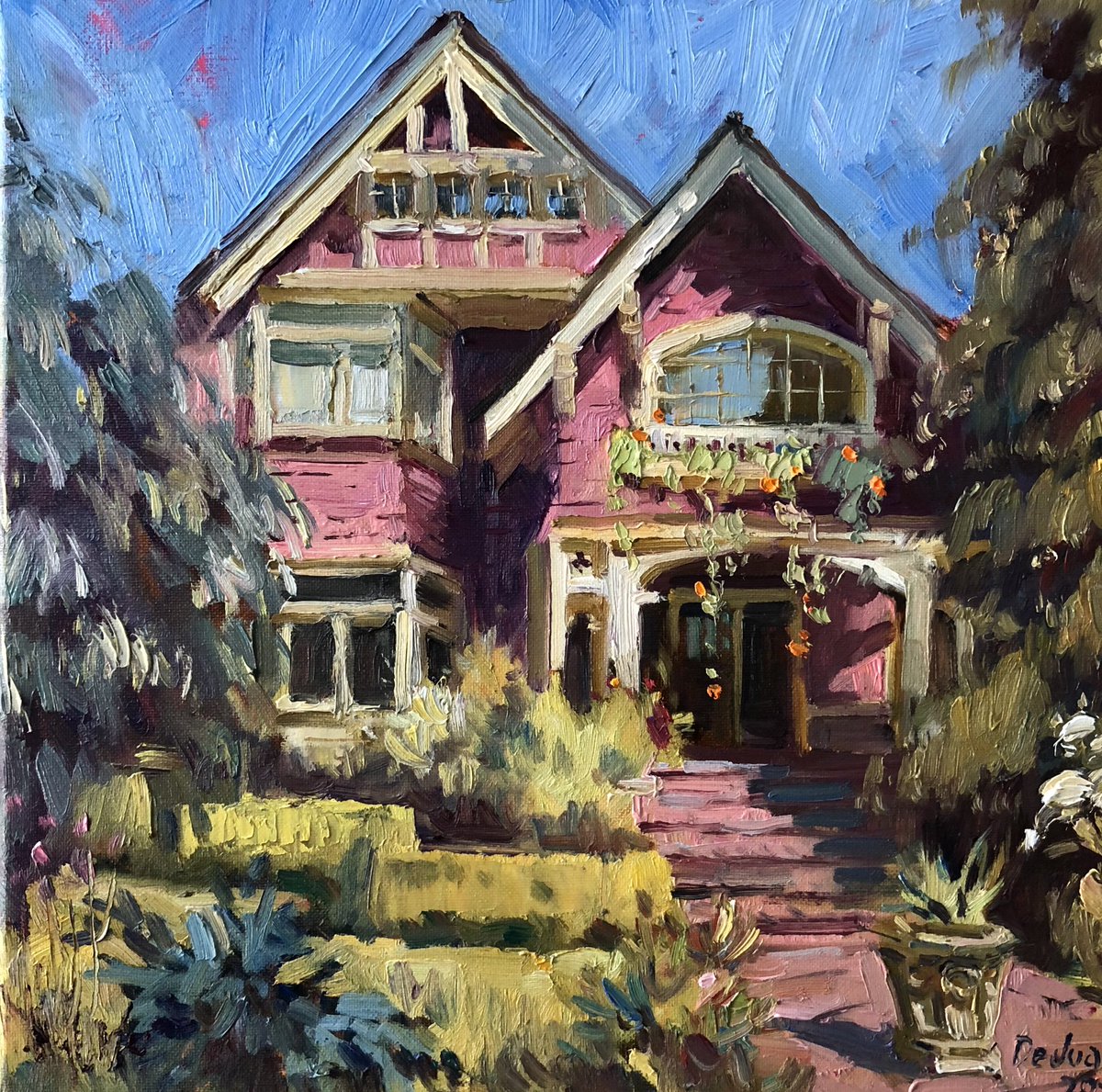 josedejuanart's tweet image. Heritage III. 15”x15” oil on canvas. Sold