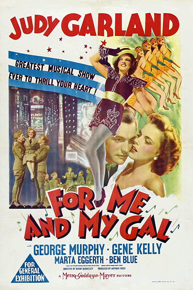 life", "One for the money" y "Pal Joey".El éxito obtenido en esta última le valió un contrato para el cine; debutó en "For Me and My Gal" (1942), de Busby Berkeley, en la que trabajó al lado de Judy Garland.Por esas fechas trabó amistad con un joven y ya famoso director,