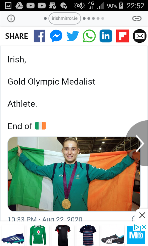 SusanHo36865628's tweet photo. @SkySportsBoxing @SkySportsBoxing Katie Taylor is Proudly Irish... #IrishandProud... https://t.co/zKAJf5vWYG