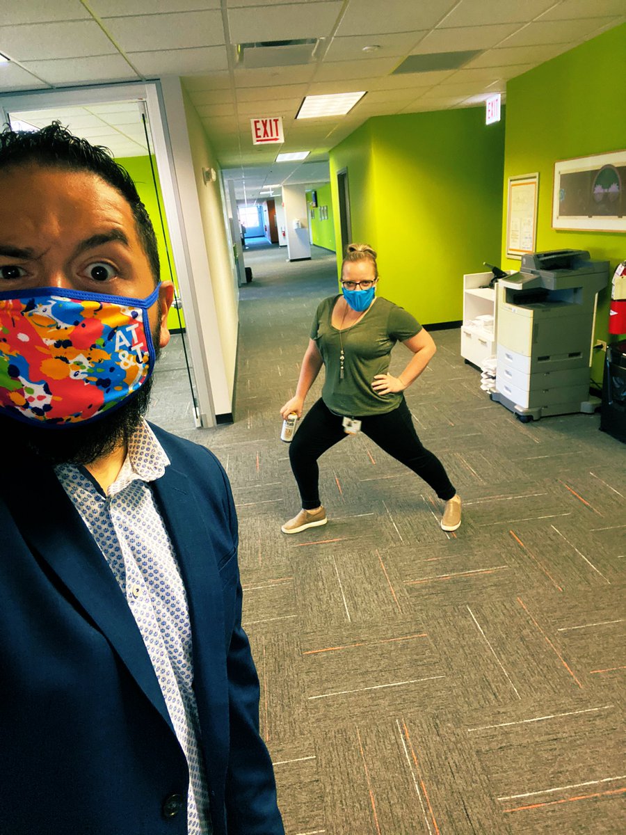 JohnRiveraCC's tweet image. Photo 1: You think you’re alone in a building 

Photo 2: You find the only other person in the building @Anna_GLM who thought the same 

Photo 3: HARD POSE! 😂

@TomMonahan10 @DemetrusHayes1 

#WeAreGLM 
#Internetless