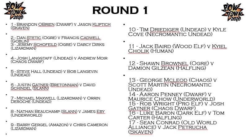 Pow Town 2020 #bloodbowl <a href="/NafCanada/">Naf Canada</a>