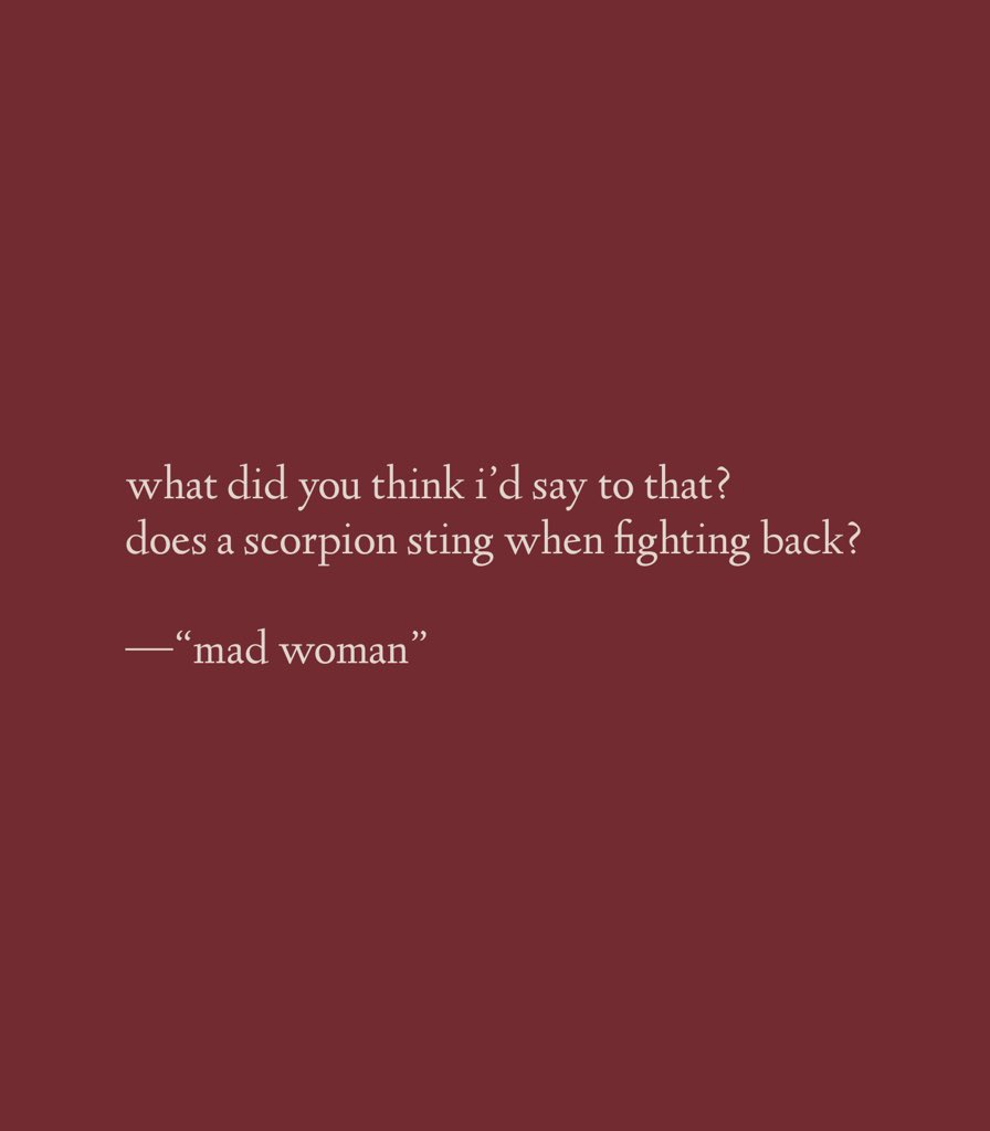 mark— mad woman