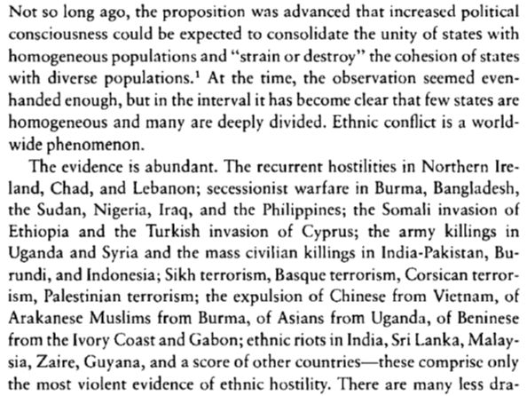 And why was it no longer deniable? Even social scientists, as much as they resist, must ultimately come to terms with seeing with one’s own eyes. Dreams of interethnic unity were shattered, unambiguously, by reality.