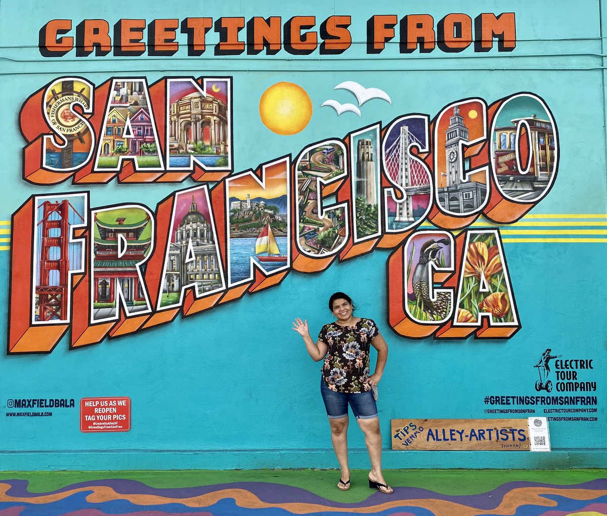 Enjoying the San Francisco weather!