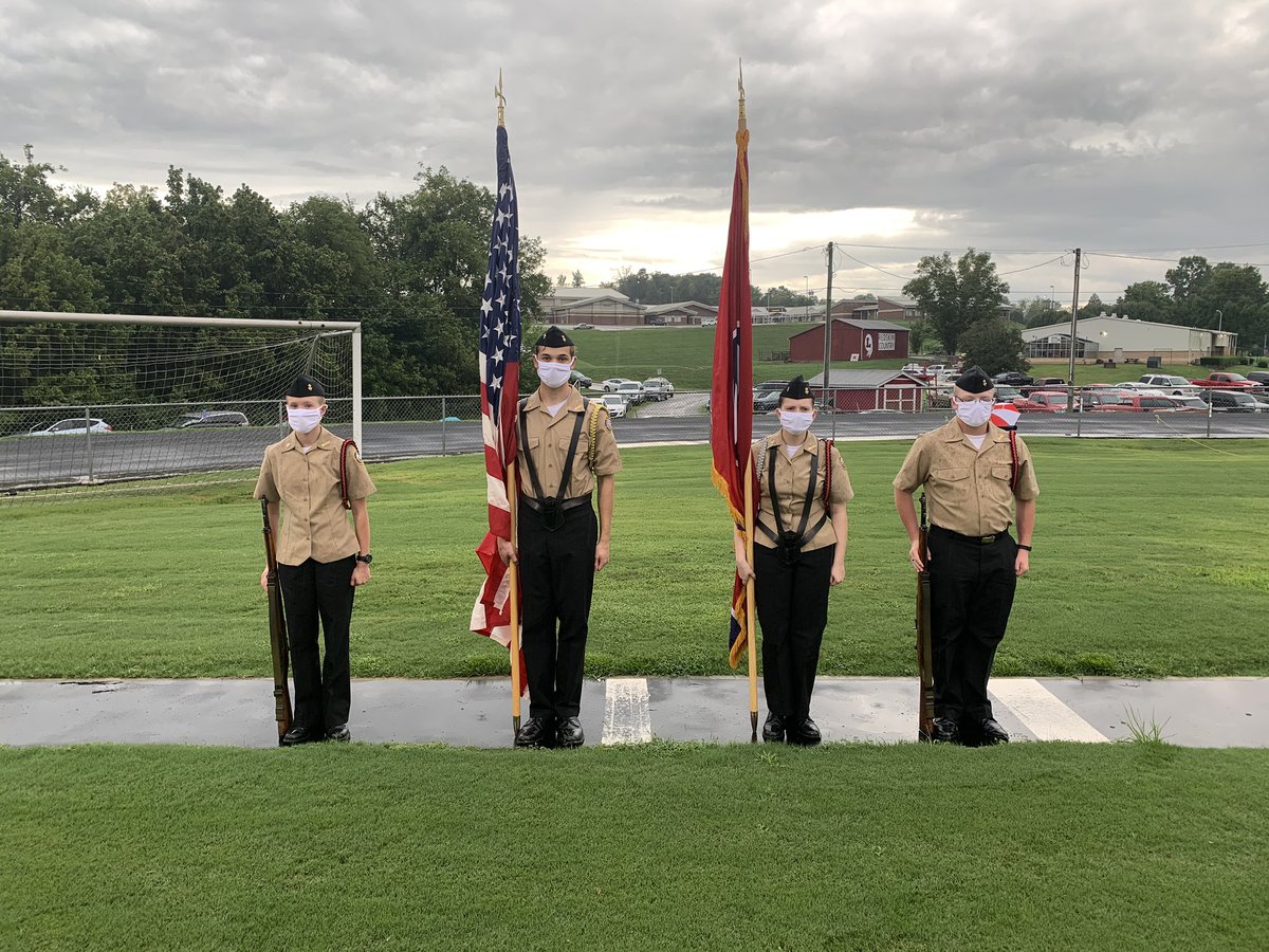 Outstanding 1st Color Guard!