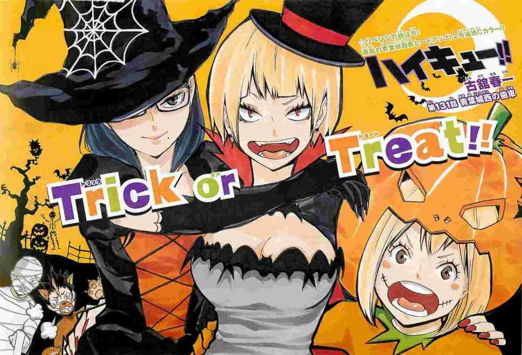 haikyuu halloween trick or treat!!!