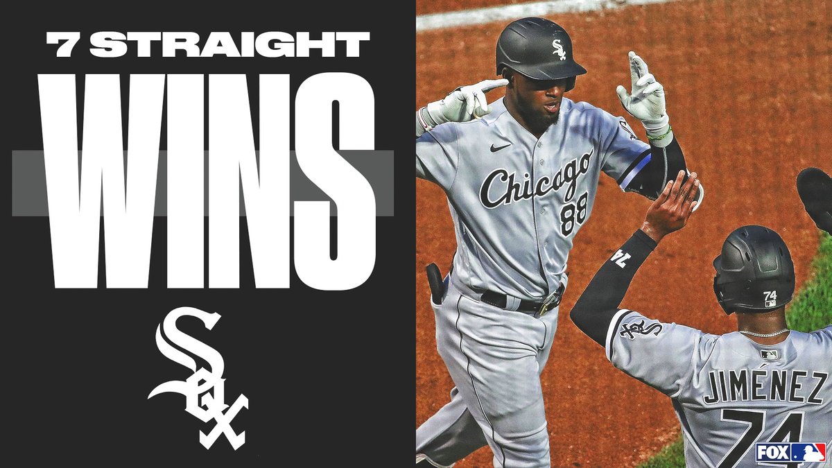 MLBONFOX's tweet photo. 7 STRAIGHT!

The @whitesox are on 🔥🔥 https://t.co/gUjotbfFlu