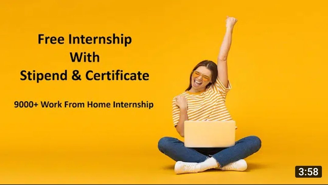 youtu.be/WIPnBxiN8Us

Kindly make use of it also share with your friends😍🙏😍 #internship #freeinternship #learning #WorkFromHome #work #SundayMorning #microsoftinternship #WorkOpportunities #JobSearch #jobseekers #tamilyoutubers #Students #learningfromhome