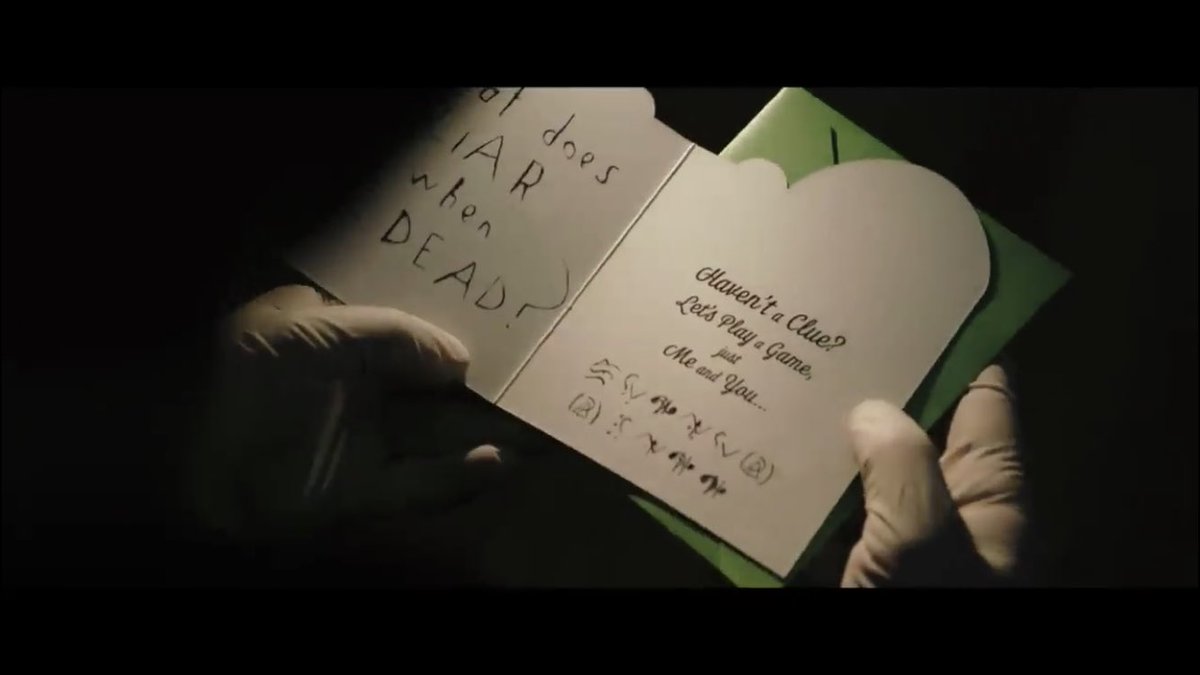 Already cracked this riddle/code from the new Batman trailer.
