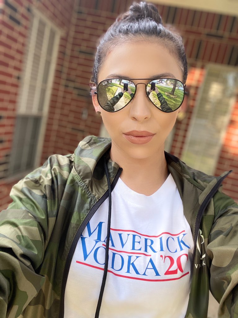 marbarr10's tweet photo. We know who we’re voting for. #MaverickVodka @Maverickvodka https://t.co/H5ZehhoayG