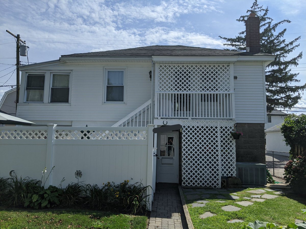 My Grandmother meanwhile lives in the remnant of the old ADUs. Way back when garage apartments were legal and allowed the space above the garage to be used for living. My grandmother was able to sell her her house in the front to my uncle and he rents it to her at below market