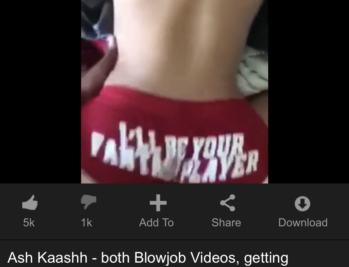 Ash kash twitter video