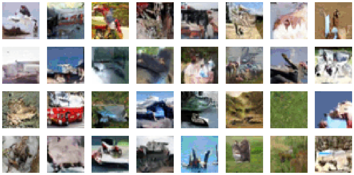 karpathy's tweet photo. Added a new demo to minGPT that trains a GPT on pixels of CIFAR-10 images instead of text. Quite powerful that one can run the same training code/model on both domains. Notebook: https://t.co/nAt9VWXnrG . Produced reasonable samples after ~only 30 minutes on an 8-GPU V100 node: https://t.co/hry7wJUIyh