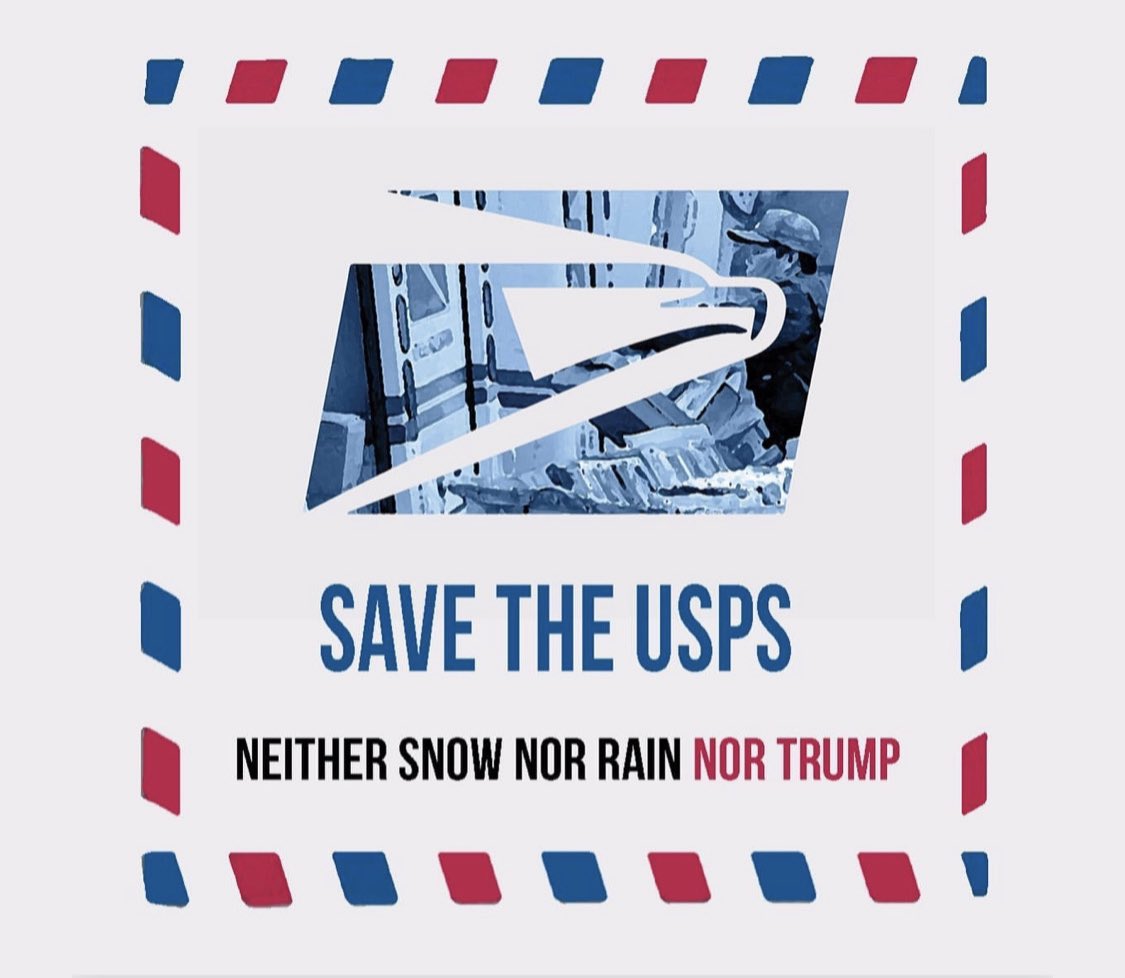 saribethrose's tweet image. #SaveThePostalService Art by @patricklink