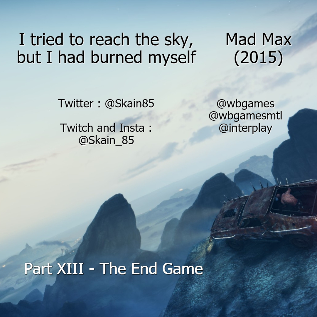 skain85's tweet image. Part XIII - The End Game? #MadmaxMovie #gastown @share_stream @SmallStreamersC @Streamboosts Mad Max before #Arknights ? #twitchaffiliate