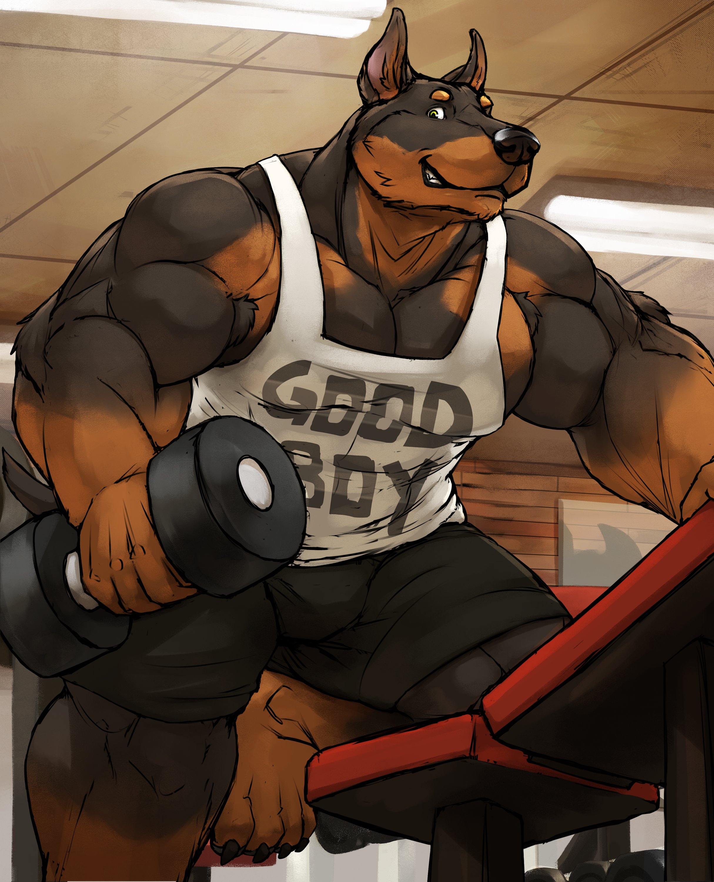 Patreon doberman. Фурри собака Доберман. Доберман furry muscle. Доберман качок. Фурри Доберман парень.