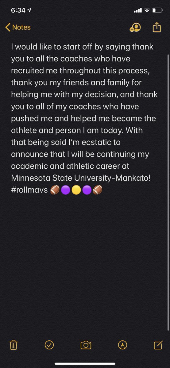 njgribble6's tweet photo. Kato🚀👀
@Coach_Dickinson @Coach_Prosser @MinnStFootball @WestSalemFB #rollmavs https://t.co/SYivtHodaK