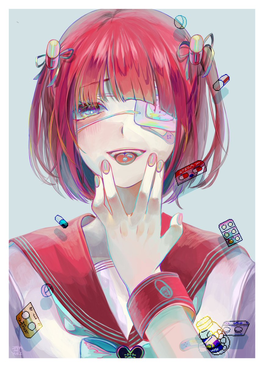 ヤク中ガールちゃん 画像の女の子 の柄のスウェット作ろうと思うんですが欲しい方い ざらめゆきのイラスト ヤク中ガールちゃん 画像の女の子 の柄のスウェット作ろうと思うんですが欲しい方い ざらめゆきのイラスト