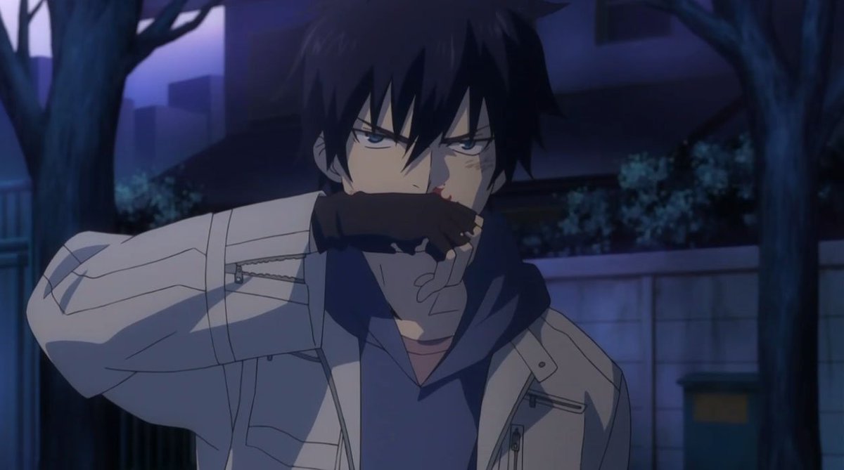 rin from blue exorcist he's my son which makes him a kneegrow, his twin however is NOT.