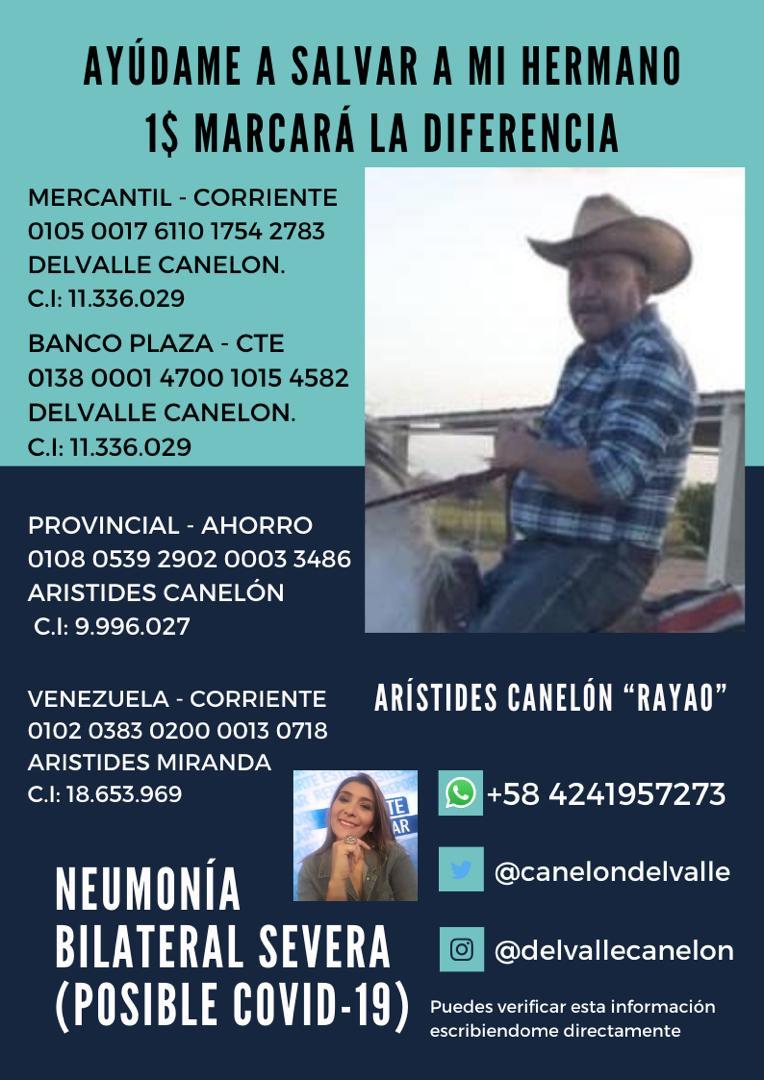 #SERVICIOPUBLICO #Urgente Mi hermano sigue en estado crítico. Para salvar su vida, después de Dios, los médicos y los medicamentos necesito muchos recursos. Les pido aunque sea 1 dólar. Todo cuenta. Una oración y un RT también es valiosísimo. Gracias.