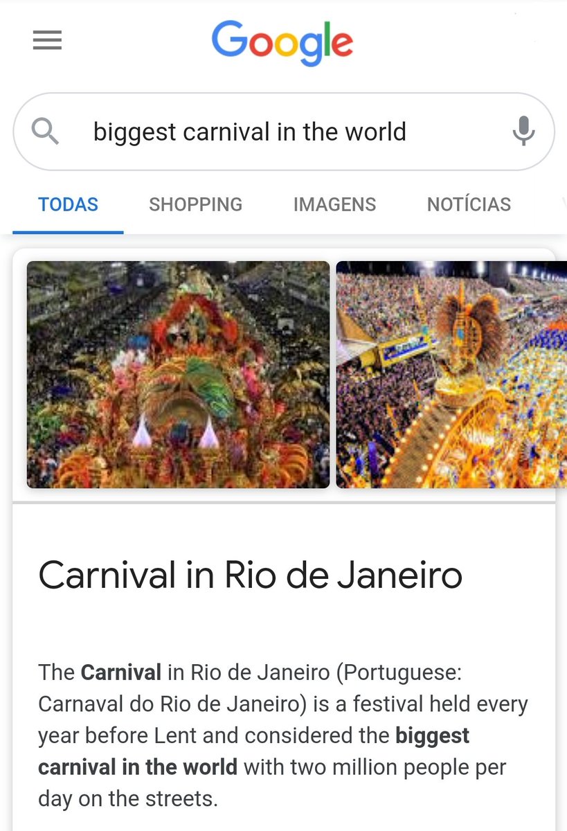 I dont want to be that person but I'm receiving so many replies saying "omg Brazil is coming for mardi gras/junkanoo/trindad/...'s title of carnival kings"... guys 