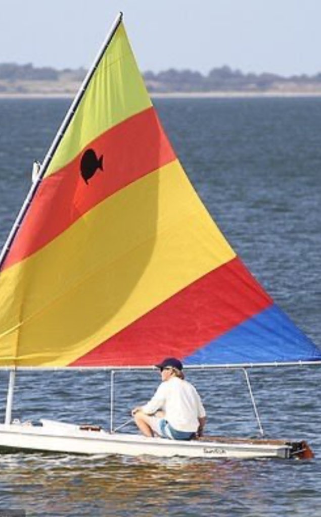 Macca took the sunfish out today