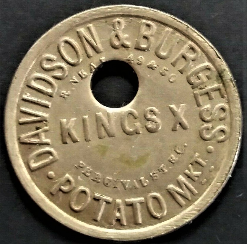 NumisVic's tweet photo. @RobertElms OK so 2 years late, but I found this tweet while researching a piece so thought I'd share with you. The market dates back to the 1850s and was set up on the site of the original temporary LNER station. Here's the Tally I was researching, most likely early 1900s https://t.co/U1bnjSbOTL