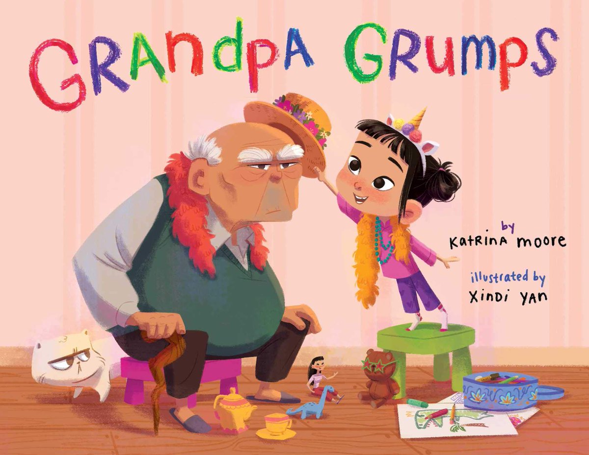 This "...funny and heartwarming story about overcoming cultural differences and connecting across generations" comes from  @kmoorebooks with colorful & soul-soothing illustrations by  @xindiyanart that's sure to make you smile. (Oh! There's a recipe for fried rice in the back!)