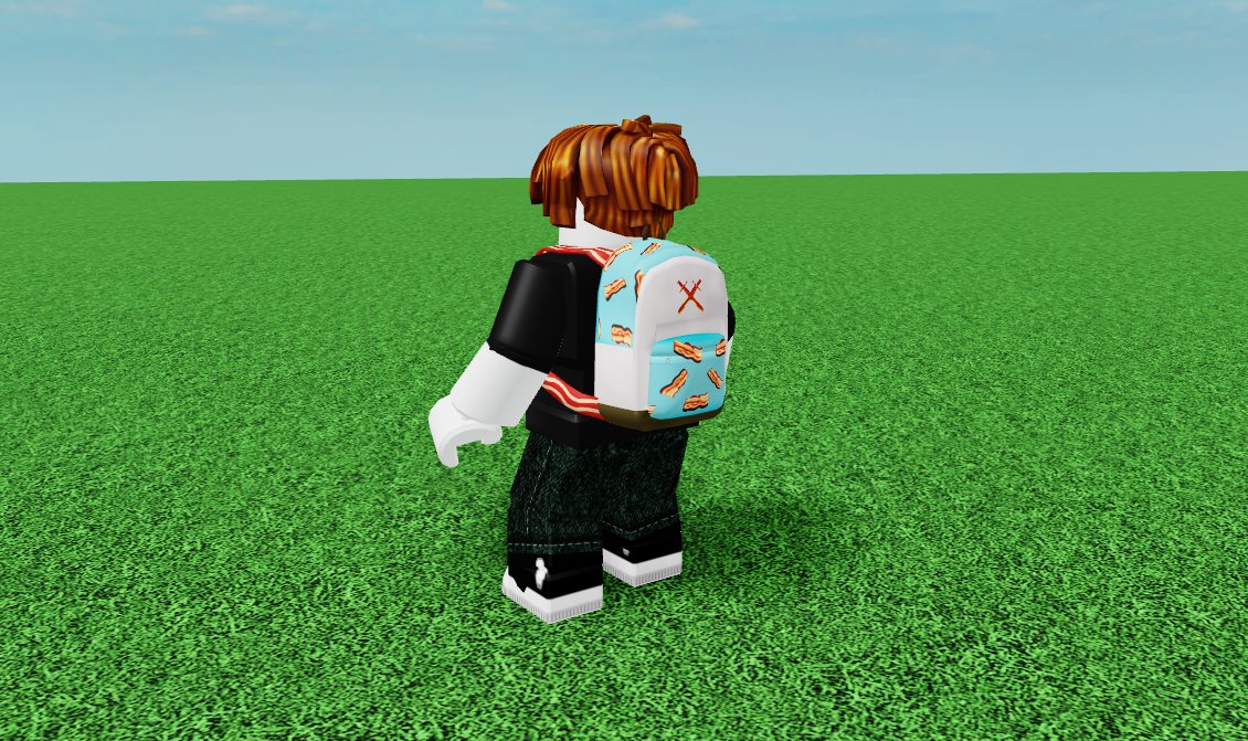 Myusernamesthis Use Code Bacon On Twitter My Bacon Backpack But In Roblox O - roblox myusernamesthis password roblox free sign up