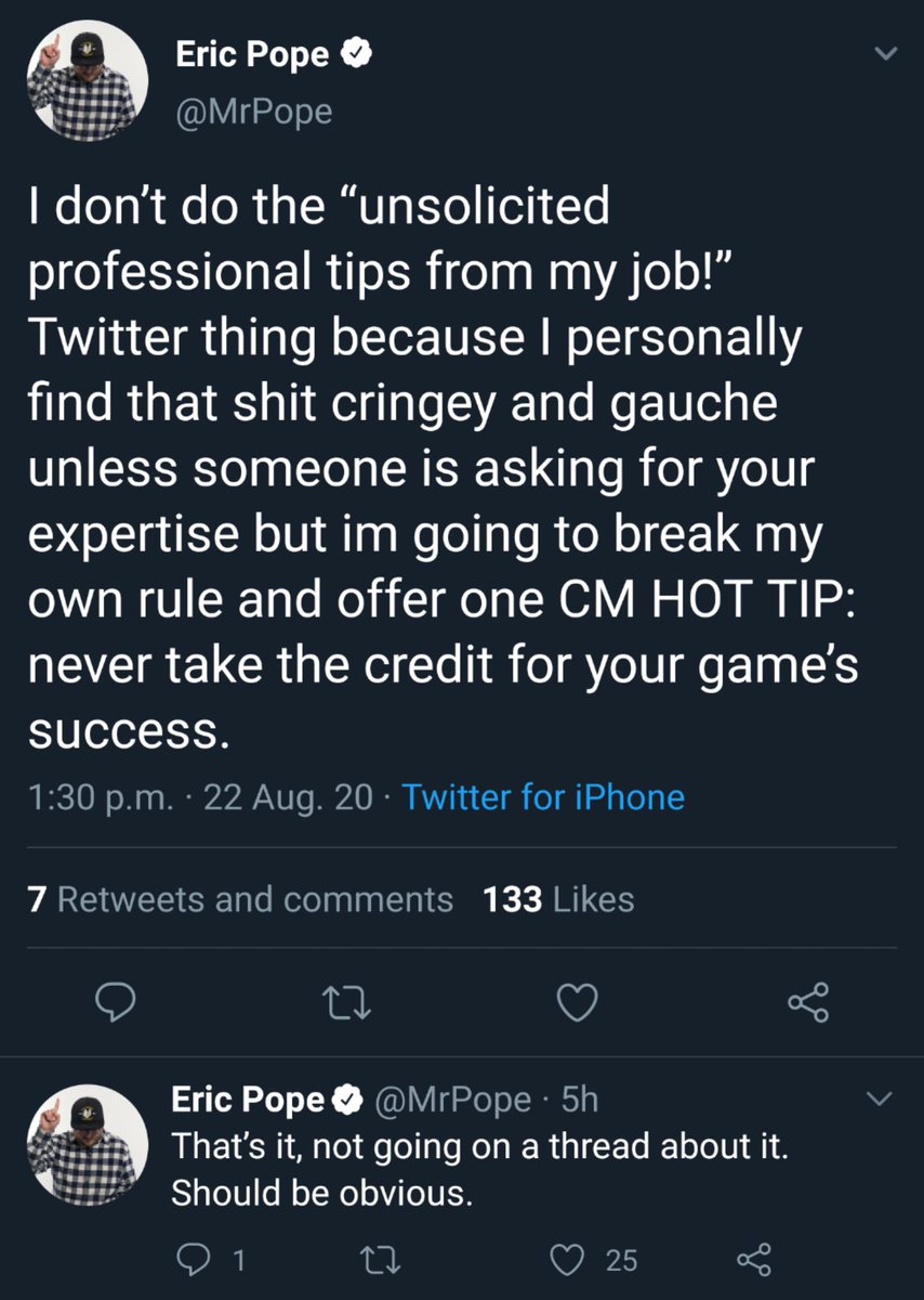 Nah, this ain't it. If you're an industry expert, your knowledge is valuable. Knocking a successful peer in your space for sharing their MUCH SOUGHT AFTER advice is what's cringy. How you gonna call someone's content on their own feed unsolicited?  Just don't follow them, lmao.