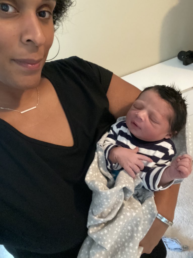 Got me a new nephew yesterday. My man came into the world backwards so I already know he finna show his ass.