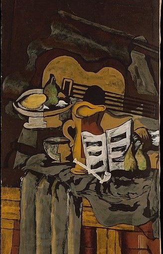 Still life with a guitar - Georges Braque