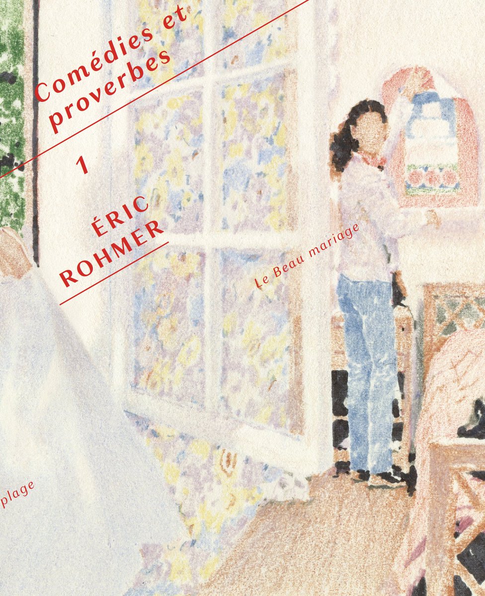 에릭 로메르의 ‘희극과 격언’ 연작 각본집 1권에는 <비행사의 아내><아름다운 결혼><해변의 폴린> 세 편의 영화가 실려 있습니다. 9월 1일 출간...