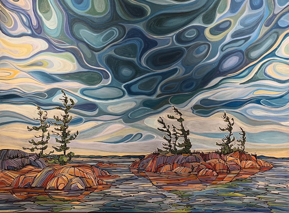 laurawoermke's tweet photo. Trying a new approach #landscape #painting https://t.co/HN1YBS2hbQ