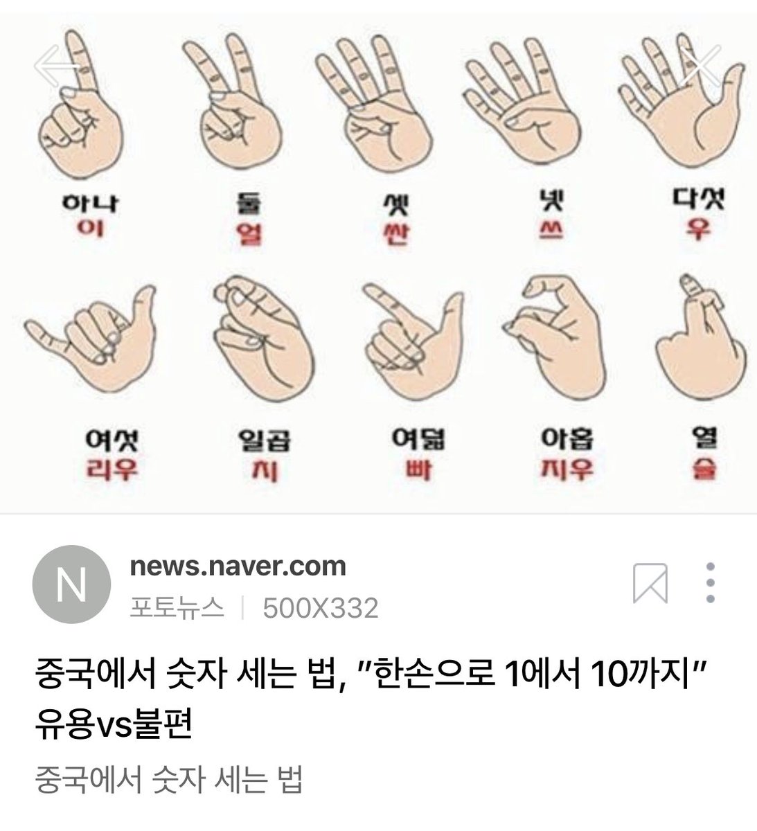 톡방 선생님께서 중국 숫자 암호를 검색했더니 이게 나왔다네요.. 저는 몰랐어요.. 이게... 👉=8이었구나...