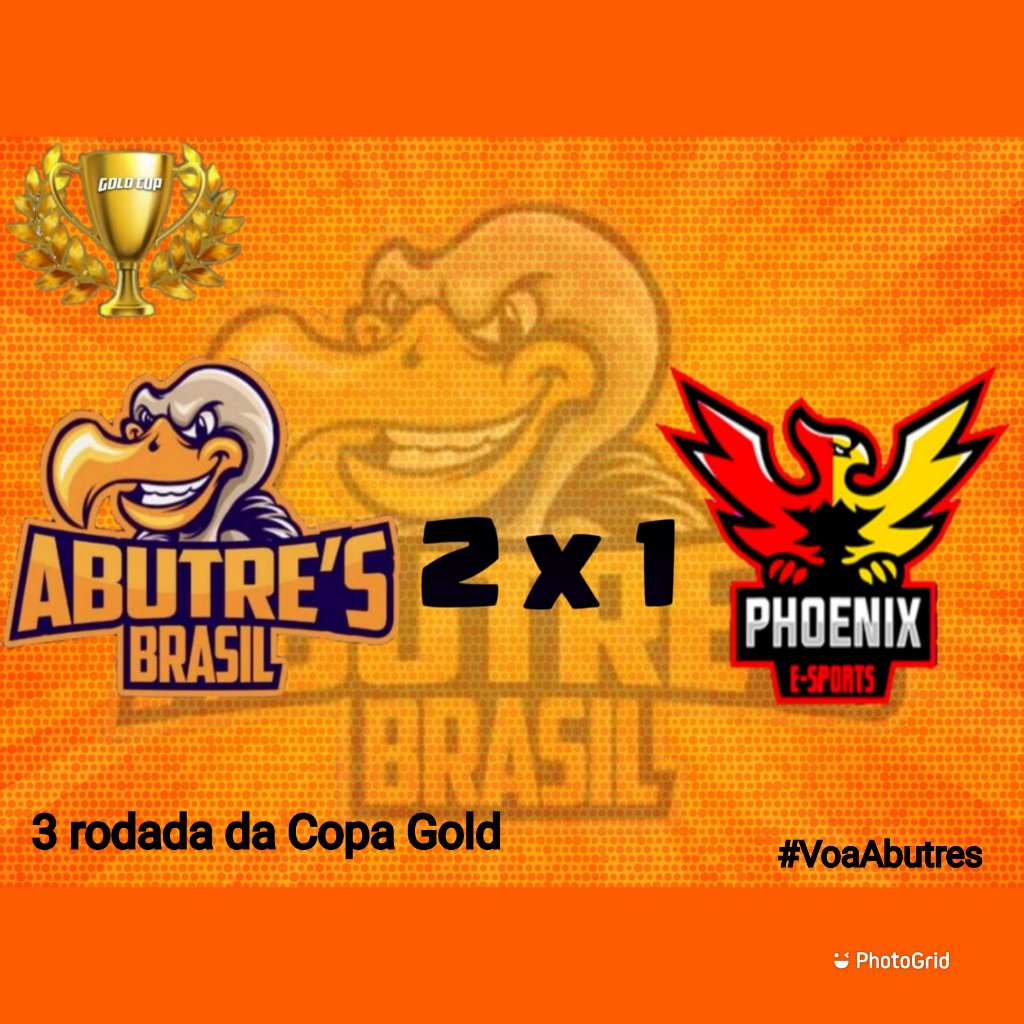Vitória do Abutres Copa Gold
Grande jogo, mas 3 pontos garantido
Feliz em poder ajudar a Equipe <a href="/abutres_Op/">Abutres Brasil</a>  vencendo o último Set
#VoaAbutres
